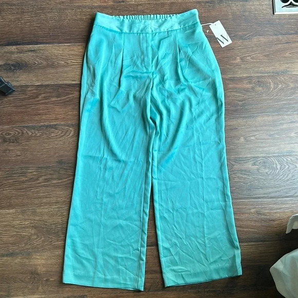NWT Worthington Wide Leg Pants Teal | Worthington | Wide Leg | Petite | Business - Picture 2 of 10